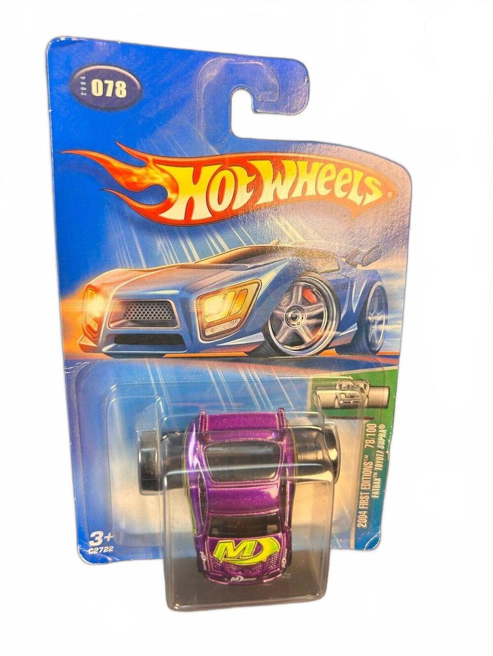 Hot Wheels "Fatbax" First Editions Toyota Supra 2004 NIP